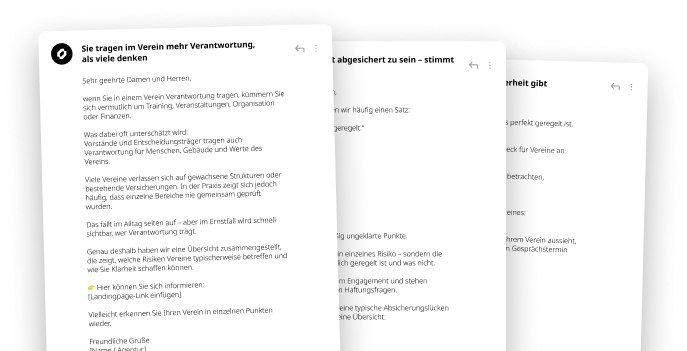 Vorschau: E-Mail-Funnel von sofort sichtbar