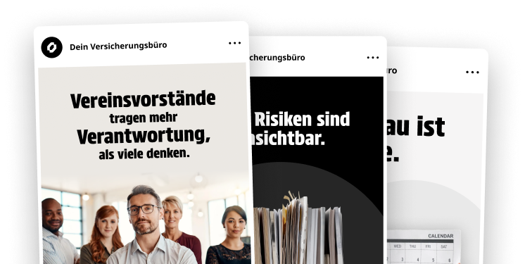 Vorschau: fertige Social-Media-Postings von sofort sichtbar